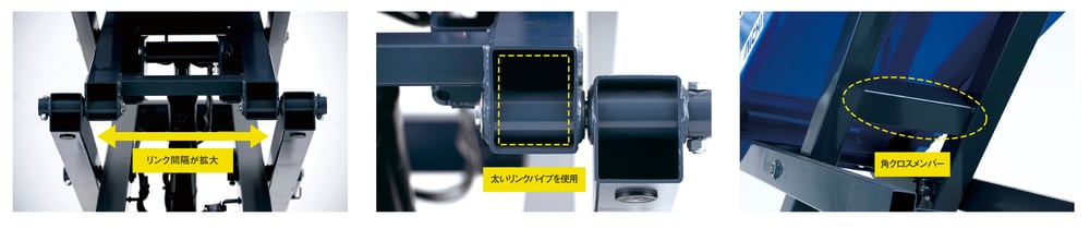 作業床の揺れ軽減